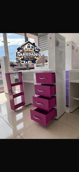 mesa de uñas doble esmaltero 9