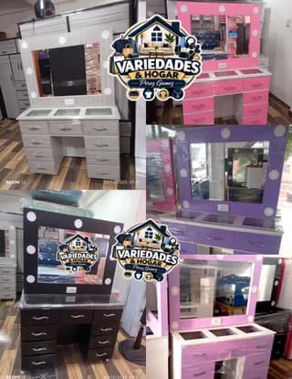 peinadora hollywod 1.10 mts varios 1