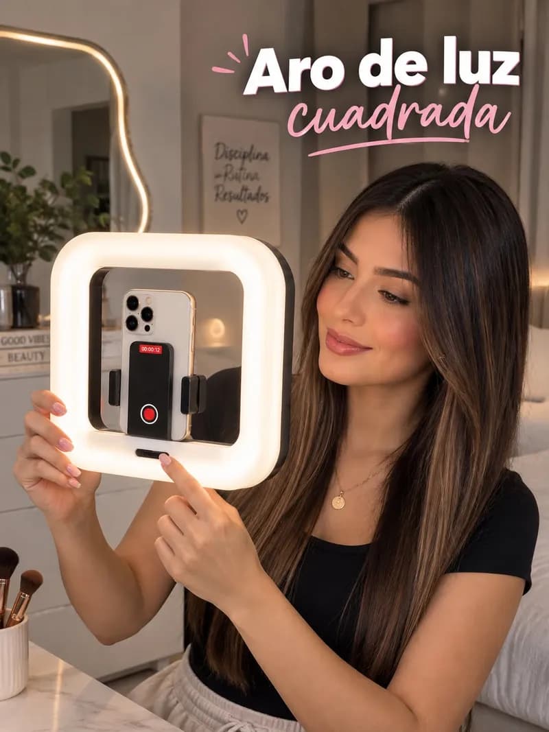 cuadro de luz para grabar contenido