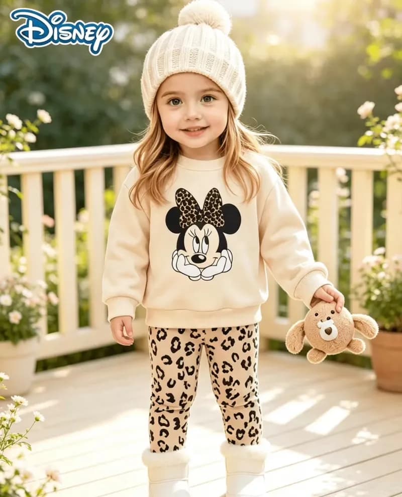 conjunto beis de minnie T-18-24m