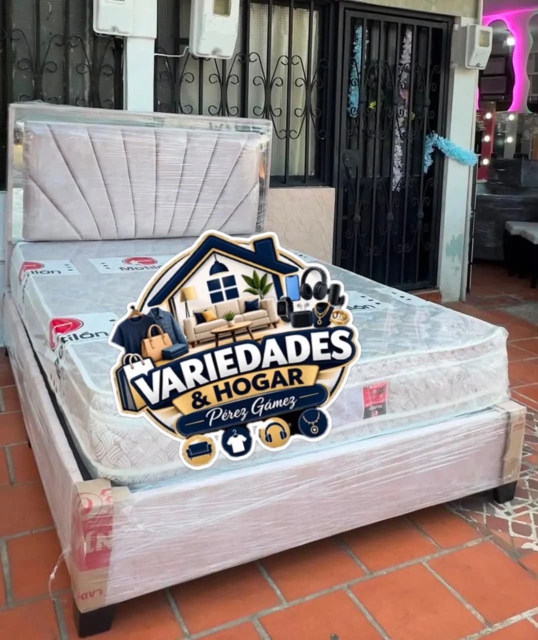 cama box espaldar sencilla